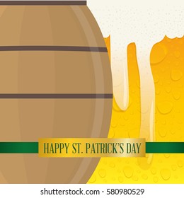 happy st patricks day card celebration design vector illustration eps 10