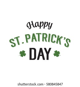 Happy St. Patricks Day Decorative Element