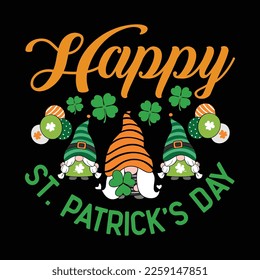 Happy St. Patrick's Day Gnome svg