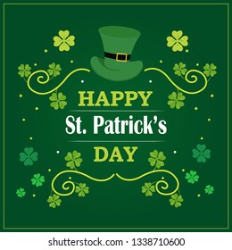 Happy St. Patrick's Day Graphic Design Illustration. eps 10