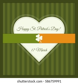 Happy St. Patrick's Day Greeting Card / Poster
