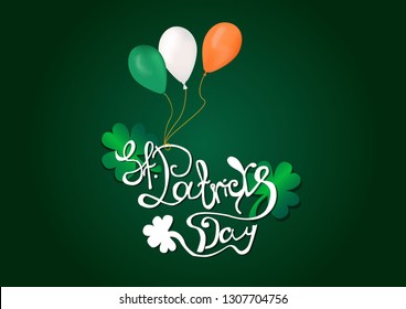Happy St Patricks Day hand drawn illustration. 