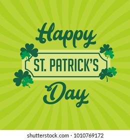 Happy St. Patrick's Day Illustration Vector
