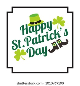 Happy St. Patrick's Day Illustration Vector