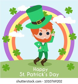 Happy St. Patrick's Day Illustration Vector