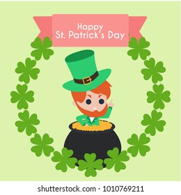 Happy St. Patrick's Day Illustration Vector