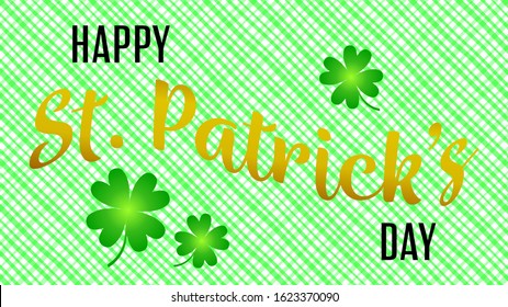 Happy St. Patrick's day. Irish holiday illustration. Spring decoration. Vector graphic. Irish symbol. Lucky sign. St. Patrick's day vector. Greeting card. Holiday poster