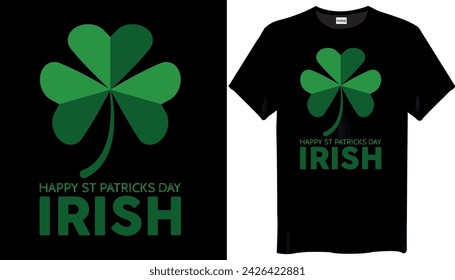 Happy St Patricks Day Irish T-shirt Design
