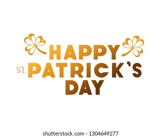 happy st patrick`s day label icons