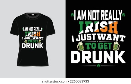 Happy St. Patrick's Day let the shenanigns begin vactore typography t shirt designhandwritten lettering quote for postcards, banners, invitation, posters,