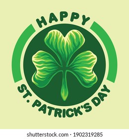 Happy St Patricks Day Logo illustrations for your work 
mascot merchandise t-shirt, stickers and Label designs, poster, greeting cards advertising business company or brands.