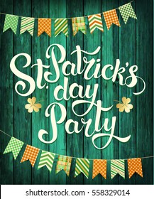 Happy St. Patrick's Day Party. Vector. 