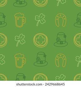 Happy St. Patrick's Day pattern