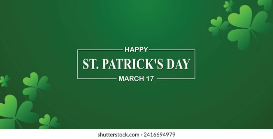 Happy St. Patrick's Day for postcards, banners, invitation, posters