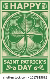 Happy St Patricks Day poster 