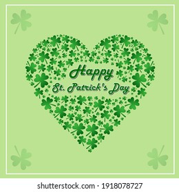 Happy St. Patrick's Day. Poster Advertisement Flyers Vector Illustration