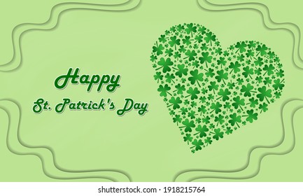 Happy St. Patrick's Day. Poster Advertisement Flyers Vector Illustration