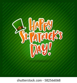 Happy St. Patrick's Day poster 