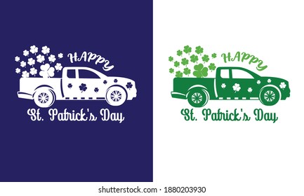 Happy St. Patrick's Day Printable Vector Illustration