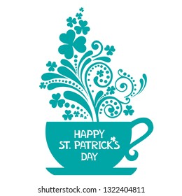 Happy St Patricks day. Restaurant Menu Card Design. Menu Template on Patricks Day. Vector  illustration