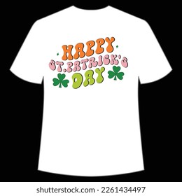 happy St. Patrick's Day Shirt Print Template, Lucky Charms, Irish, everyone has a little luck Typography Design