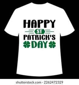 Happy St Patrick's day Shirt Print Template, Lucky Charms, Irish, everyone has a little luck Typography Design