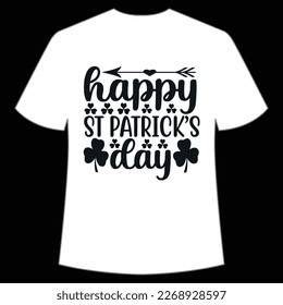 Happy St. Patrick's Day Shirt Print Template, Lucky Charms, Irish, everyone has a little luck Typography Design