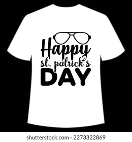 Happy St. Patrick's Day Shirt Print Template, Lucky Charms, Irish, everyone has a little luck Typography Design