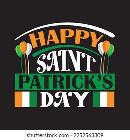 Plantilla gráfica de diseño de camisetas del día de Happy St patrick