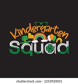 Happy st patrick's day T shirt design graphic template