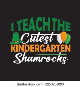 Happy st patrick's day T shirt design graphic template