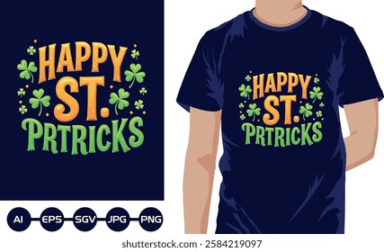 Happy st patricks day t shirt design 2025