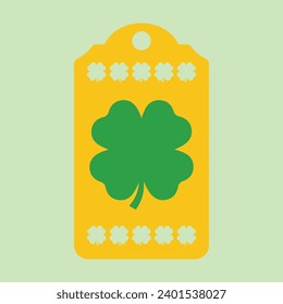 Happy St. Patrick's Day Tiered Tray laser cut Illustration, Lucky