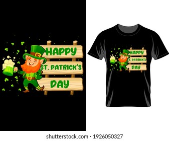 Happy St. Patrick's Day T-Shirt Design, T-Shirt Design Vector