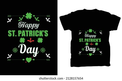 Happy ST. Patrick's day T-shirt design