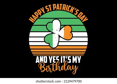 Happy St. Patrick's Day T-shirt Design