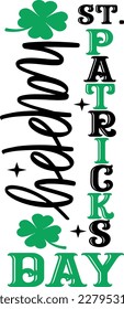 Happy st. patricks day t-shirt design