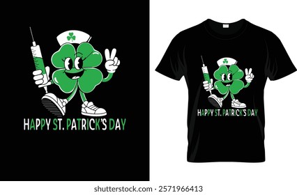 Happy St. Patrick's Day T-Shirt Design Vector