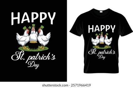 Happy St. Patrick's Day T-Shirt Design Vector