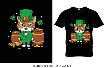 Happy St. Patrick's Day T-Shirt Design Vector