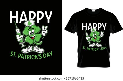 Happy St. Patrick's Day T-Shirt Design Vector