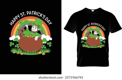 Happy St. Patrick's Day T-Shirt Design Vector