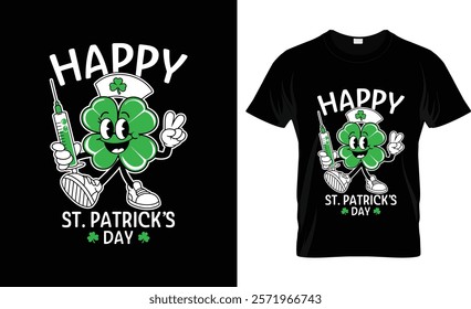 Happy St. Patrick's Day T-Shirt Design Vector