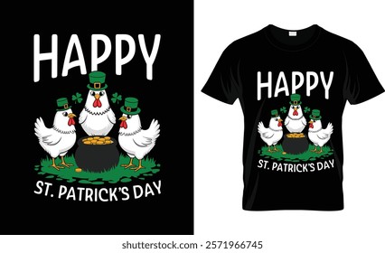 Happy St. Patrick's Day T-Shirt Design Vector