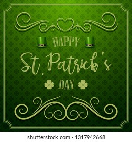 Happy St. Patrick's day typography