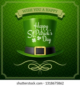 Happy St. Patrick's day typography