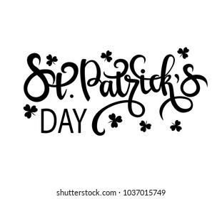 Happy st. Patrick's Day. Vector Irland holiday