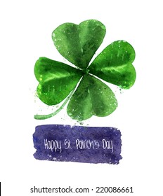 Happy St. Patrick's Day. Vector format