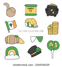 Happy St. Patrick's day. Vector illustration
