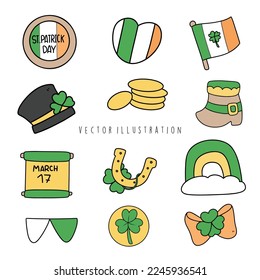 Happy St. Patrick's day. Vector illustration